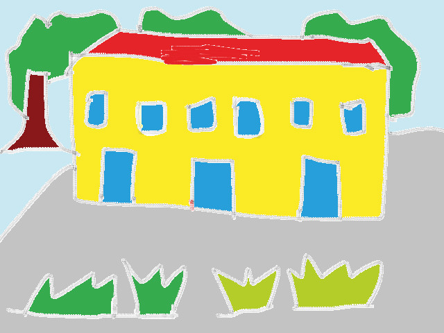 hoa-si-nhi/xem-tranh/175887/Mai-truong-yeu-dau.html
