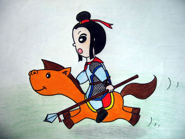 hoa-si-nhi/xem-tranh/17668/thanh-giong-ra-tran.html