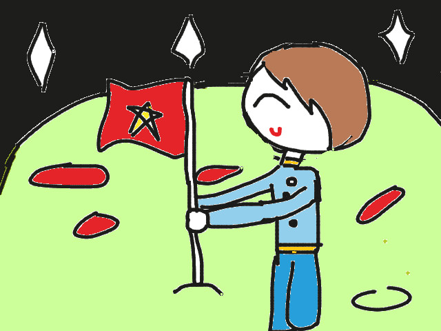 hoa-si-nhi/xem-tranh/177338/em-len-mat-trang-voi-la-co-VIET-Nam.html