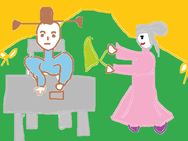 hoa-si-nhi/xem-tranh/177458/Quan-va-nguoi-hau.html