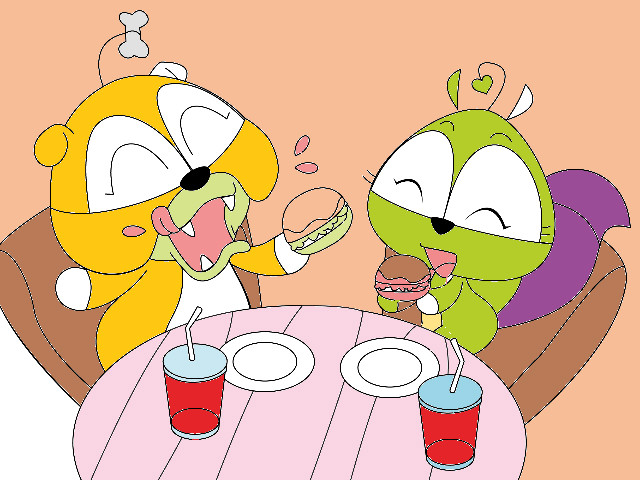 hoa-si-nhi/xem-tranh/177490/An-hamburger.html