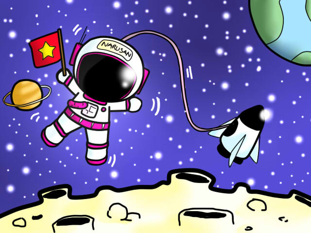 hoa-si-nhi/xem-tranh/177565/In-the-Space.html