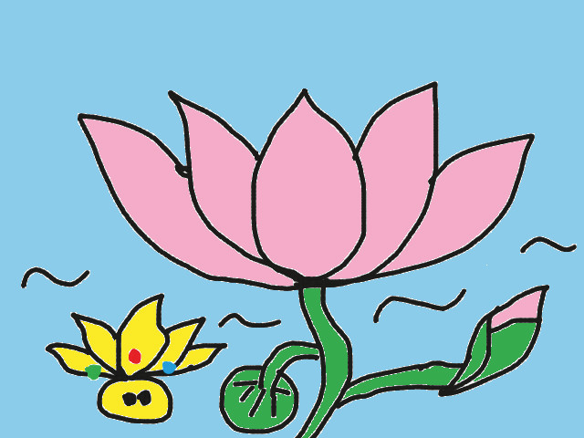 hoa-si-nhi/xem-tranh/177708/Hoa-sen-nghin-nam-cua-Dau-Dau.html