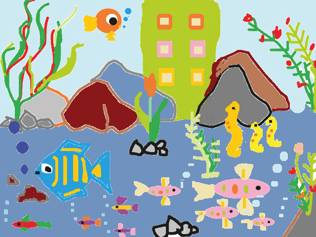 hoa-si-nhi/xem-tranh/178174/The-gioi-duoi-day-bien.html