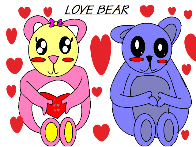 hoa-si-nhi/xem-tranh/178329/Love-Bear.html
