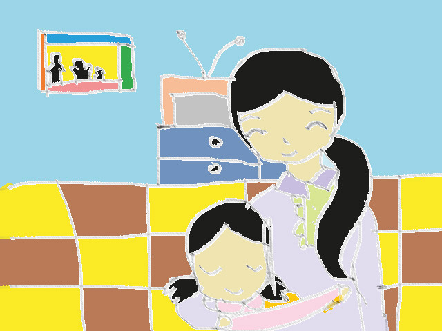 hoa-si-nhi/xem-tranh/180187/Me-hien-cua-em.html