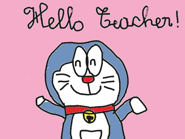 hoa-si-nhi/xem-tranh/180342/Hello-teacher.html