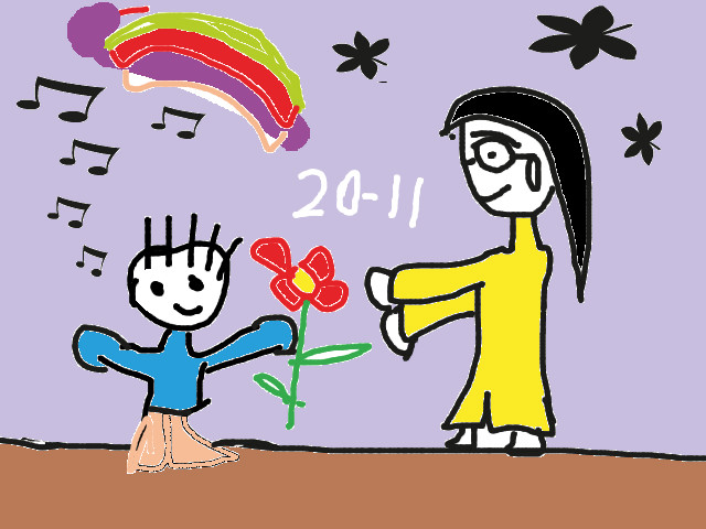 hoa-si-nhi/xem-tranh/180716/Chuc-mung-ngay-20-11.html
