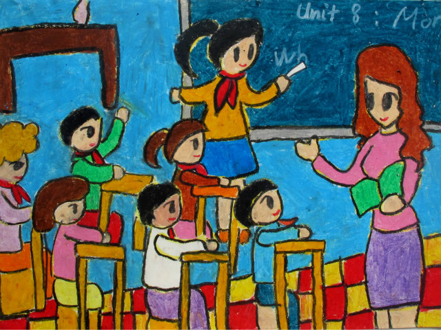 hoa-si-nhi/xem-tranh/182294/Chung-con-dieu-quy-thay-co.html