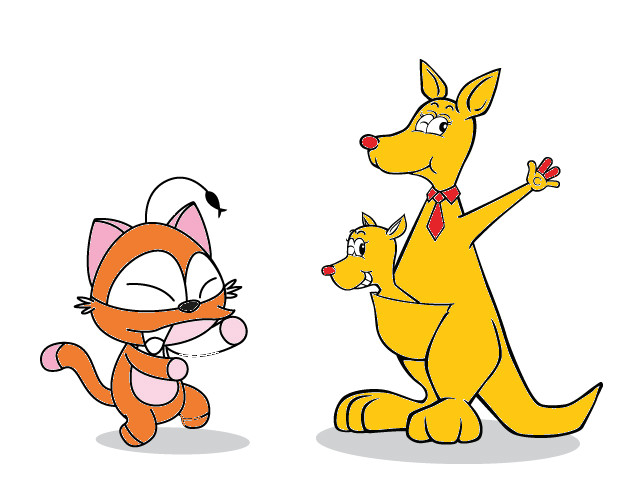 hoa-si-nhi/xem-tranh/182308/Meo-Meo-choi-cung-me-con-Kangaroo.html