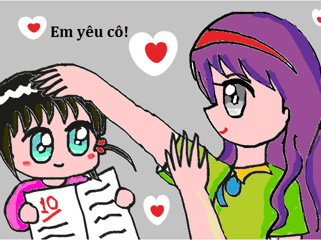 hoa-si-nhi/xem-tranh/182885/I-love-my-teacher.html
