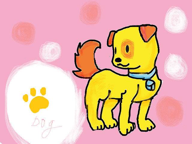 hoa-si-nhi/xem-tranh/183146/My-little-dog.html