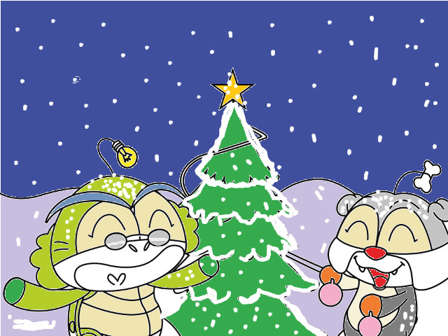 hoa-si-nhi/xem-tranh/185107/Cung-trang-tri-cay-thong-Noel-nao.html