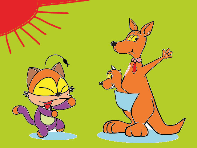 hoa-si-nhi/xem-tranh/185148/Meo-Meo-choi-cung-me-con-Kangaroo.html