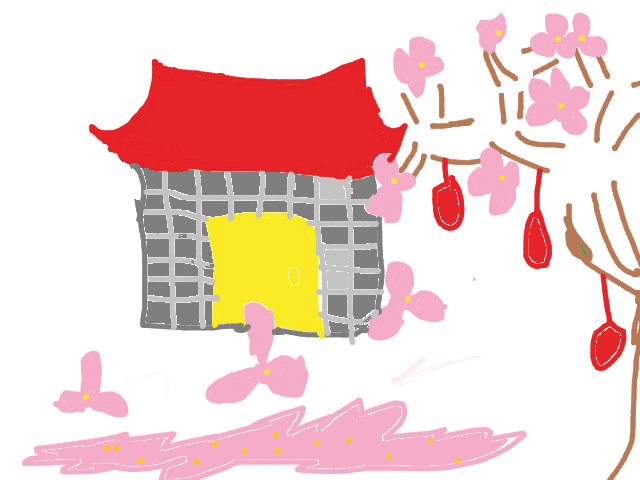 hoa-si-nhi/xem-tranh/185743/Mua-xuan-da-ve-truoc-ngo.html