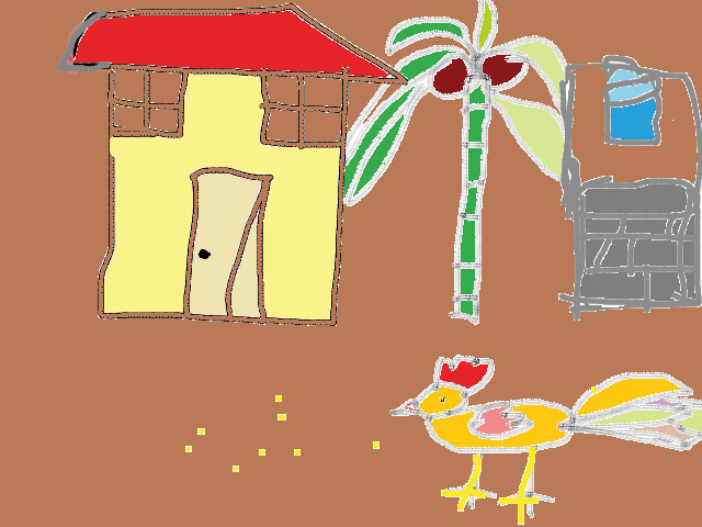 hoa-si-nhi/xem-tranh/186680/San-nha-ngoai.html