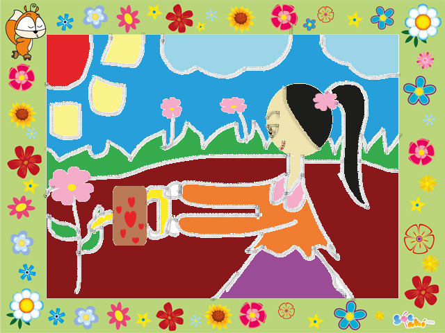 hoa-si-nhi/xem-tranh/187513/Co-be-va-nhung-bong-hoa.html
