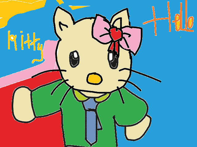 hoa-si-nhi/xem-tranh/187891/Xin-chao-meo-Kitty.html