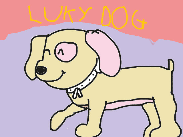 hoa-si-nhi/xem-tranh/188818/Lucky-dog.html