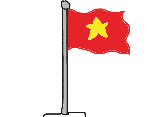 hoa-si-nhi/xem-tranh/189538/La-co-to-quoc.html