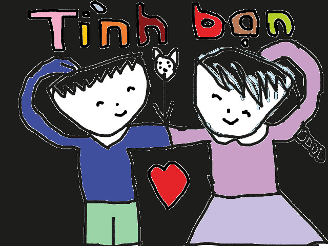 hoa-si-nhi/xem-tranh/190439/Tinh-ban-cua-chung-em.html