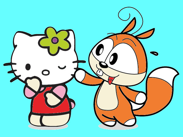hoa-si-nhi/xem-tranh/192732/Soc-Nhi-gap-meo-Kitty.html
