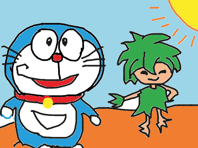 hoa-si-nhi/xem-tranh/193377/Doraemon-va-Kibo.html