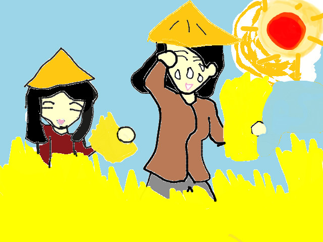 hoa-si-nhi/xem-tranh/194646/Gat-lua.html