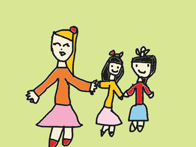 hoa-si-nhi/xem-tranh/195020/Ba-me-con.html
