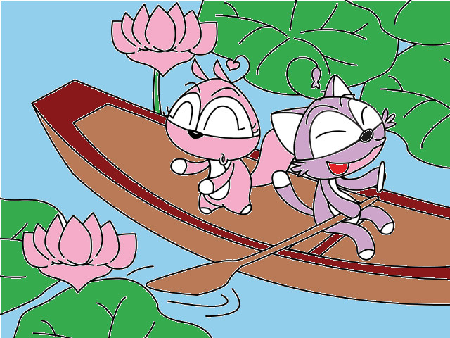 hoa-si-nhi/xem-tranh/195360/Meo-Meo-du-thuyen.html