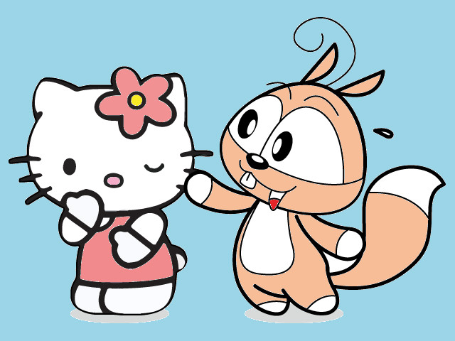 hoa-si-nhi/xem-tranh/199157/Hello-Kitty-and-soc-nhi.html