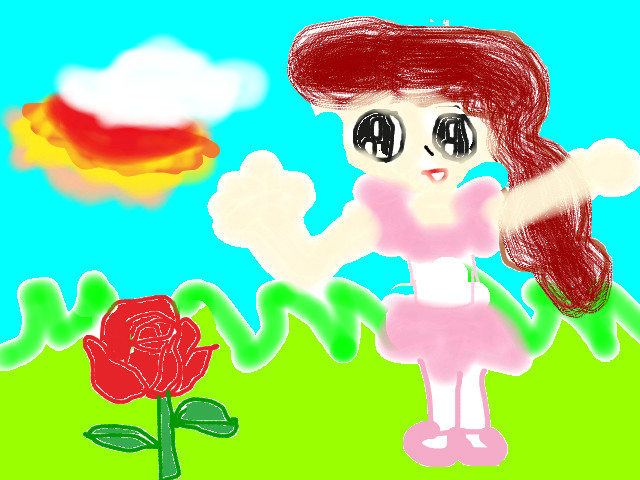 hoa-si-nhi/xem-tranh/203822/The-girl-and-the-flower.html