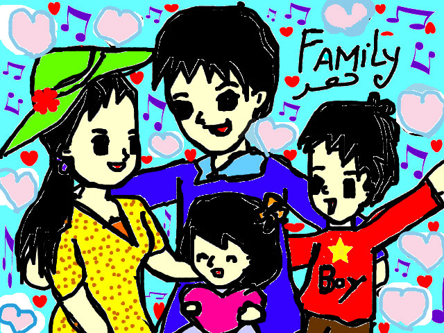 hoa-si-nhi/xem-tranh/204787/gia-dinh-cua-em.html