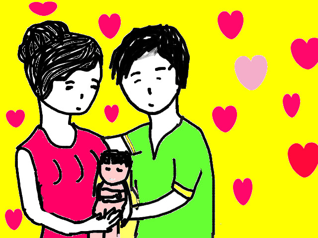 hoa-si-nhi/xem-tranh/206870/bo-me-se-luon-o-ben-con.html