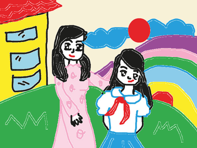 hoa-si-nhi/xem-tranh/207740/Ngoi-nha-am-cung.html