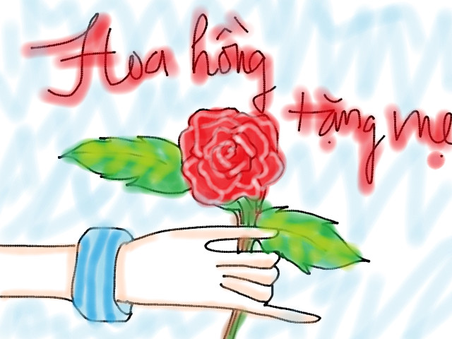 hoa-si-nhi/xem-tranh/207987/Hoa-hong-tang-me.html