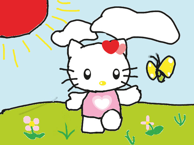 hoa-si-nhi/xem-tranh/208585/hello-kitty.html