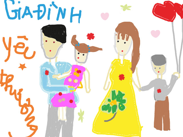 hoa-si-nhi/xem-tranh/209965/Mai-am-gia-dinh.html