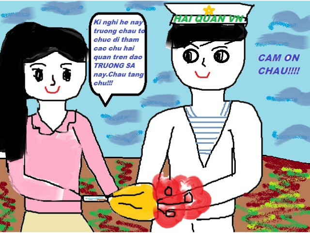 hoa-si-nhi/xem-tranh/211096/He-di-tham-cac-chu-hai-quan-Viet-Nam.html