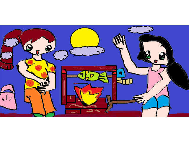 hoa-si-nhi/xem-tranh/211722/cam-trai-cung-ban-em.html