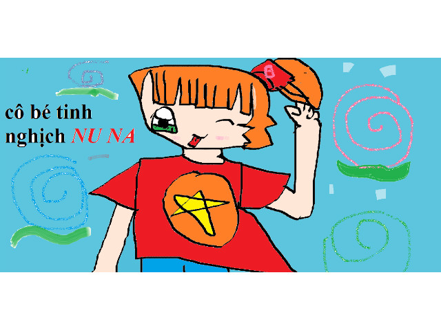 hoa-si-nhi/xem-tranh/211786/co-be-tinh-nghich-Nu-Na.html