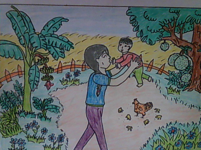 hoa-si-nhi/xem-tranh/212161/me-va-be.html