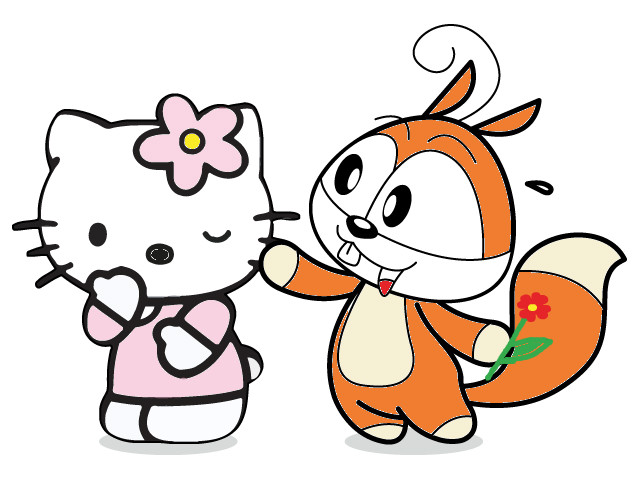 hoa-si-nhi/xem-tranh/212358/my-new-friend.html