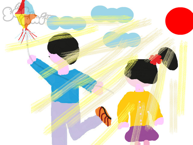 hoa-si-nhi/xem-tranh/213175/Ky-Nghi-He-O-Que-Noi.html