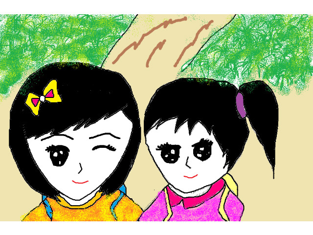 hoa-si-nhi/xem-tranh/213969/di-choi-cung-chi.html