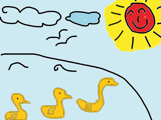 hoa-si-nhi/xem-tranh/215810/duckling.html