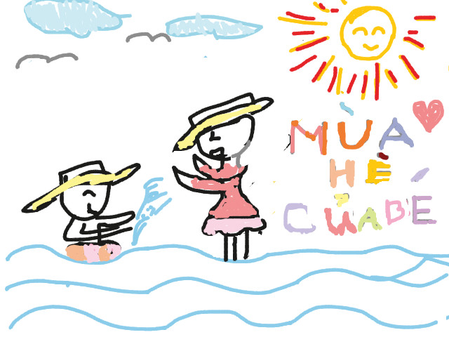 hoa-si-nhi/xem-tranh/216260/mua-he-cua-be.html