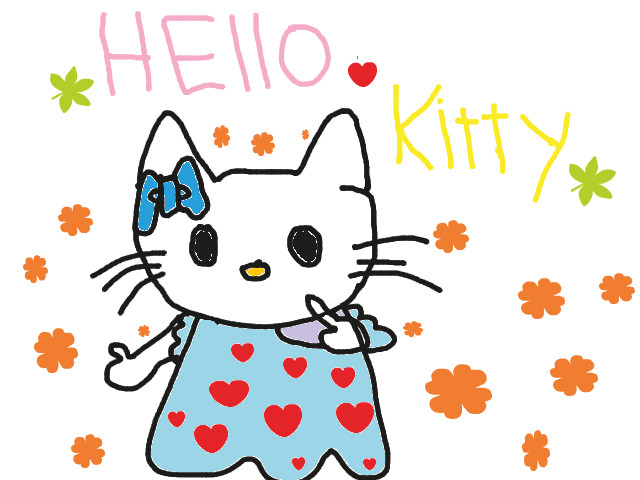 hoa-si-nhi/xem-tranh/216959/Chu-meo-dang-yeu-Hello-Kitty.html
