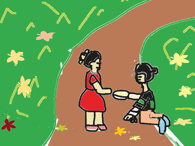 hoa-si-nhi/xem-tranh/217014/Hay-biet-giup-do.html