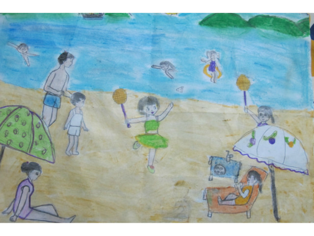 hoa-si-nhi/xem-tranh/217288/mua-nghi-he-thu-vi.html